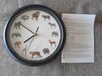 Wandklok met dierengeluiden, Ophalen of Verzenden, Nieuw, Wandklok