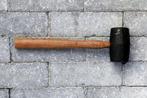Rubberen hamer van 423 g, 30 cm, houten handvat, Ophalen of Verzenden, Gebruikt