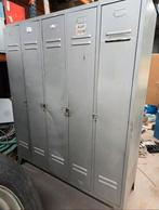 Metalen vintage industriele locker lockerkast hal 5 deurs, Ophalen of Verzenden, Gebruikt