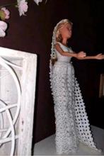 Robe de mariée pour Barbie au crochet, Crochet, Comme neuf, Enlèvement ou Envoi