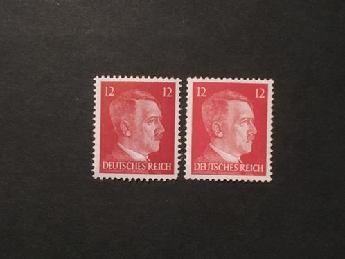 Duitse postzegels 1942 - Adolf Hitler 12 Pfennig, Timbres & Monnaies, Timbres | Europe | Allemagne, Non oblitéré, Empire allemand