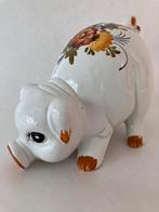 Vintage groot keramiek spaarvarken piggy bank ( Italy), Ophalen of Verzenden, Zo goed als nieuw, Steen, Aardewerk of Keramiek