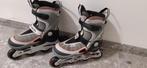 Skeelers kind maat 34  met helm, Inline skates 4 wielen, Zo goed als nieuw, Ophalen, Kinderen