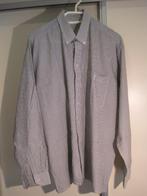 050 - overhemd XL van HEMA grijs/wit gestreept, Verzenden, Zo goed als nieuw, Grijs, HEMA