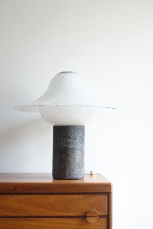 vintage lamp Alfredo Barbini Italy, Antiquités & Art, Antiquités | Éclairage, Enlèvement