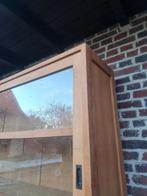 Teak vitrinekast/buffetkast GRATIS LEVERING, Ophalen, Met deur(en), 200 cm of meer, 150 tot 200 cm