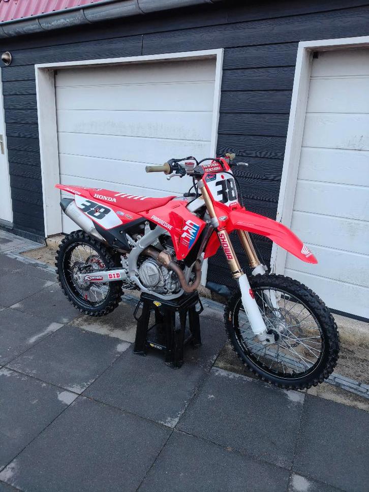 Honda CRF450R bj 2025 ! 34 uren gedraaid CRF450, Motos, Motos | Honda, Particulier, Moto de cross, plus de 35 kW, 1 cylindre, Échappement sport