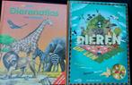 2 Boeken: Dieren op een Spelbord & De Grote Dierenatlas, Boeken, Ophalen of Verzenden, Nieuw