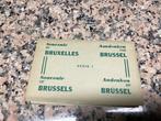 Mapje 10 zichtkaarten aandenken BRUSSEL serie 1, Verzamelen, Postkaarten | België, Ophalen of Verzenden, 1940 tot 1960, Ongelopen
