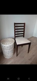 Houten stoelen 6 stuks, Huis en Inrichting, Stoelen, Ophalen, Gebruikt