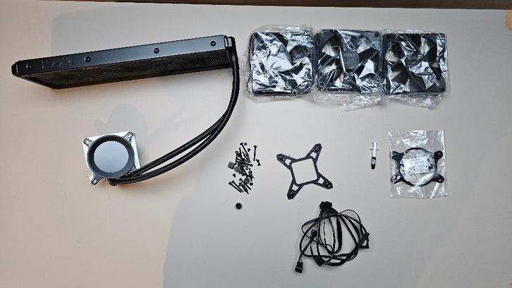 NZXT Kraken Elite 360 (2024) Zwart, Computers en Software, Computerkoelers, Zo goed als nieuw, Waterkoeling, Verzenden