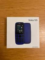Nokia 105 - 2019, Geen camera, Zwart, Fysiek toetsenbord, Nieuw