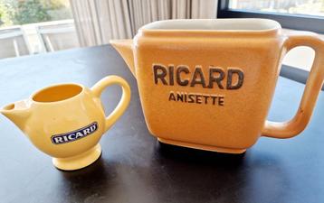 2 Ricard karaf keramiek , atelier de ceramique , gestempeld, Ophalen of Verzenden