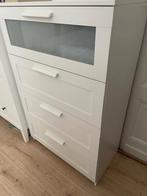 IKEA wit dressoir met 4 laden, Huis en Inrichting, Kasten | Ladekasten, Ophalen, Zo goed als nieuw