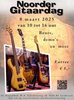 Gitaarbeurs | Noorder Gitaar Dag | 8 mrt as | Fender Gibson, Muziek en Instrumenten, Ophalen, Fender