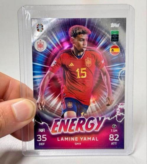 Lamine Yamal GM9 Energy 2024 Topps Match Attax 2024 kaart, Verzamelen, Sportartikelen en Voetbal, Nieuw, Spelerskaart, Ophalen of Verzenden