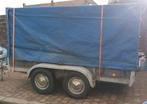 remorque packo, freinée, double essieux, bâchée., Enlèvement, Utilisé