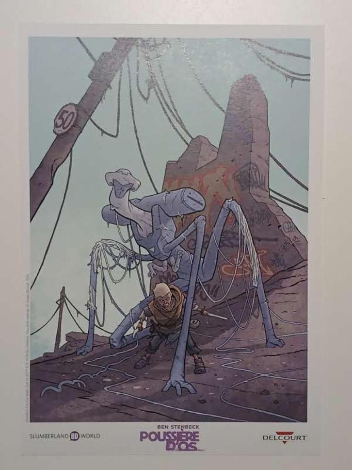 BD Ex-libris Poussière d'Os Stenbeck Neuf, Boeken, Stripverhalen, Nieuw, Eén stripboek, Ophalen of Verzenden