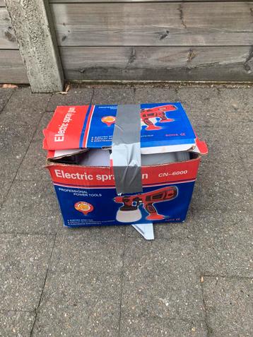 Verfpistool - nooit gebruikt beschikbaar voor biedingen