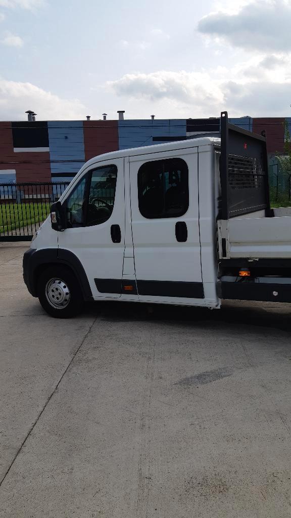 CITROEN JUMPER DUBBEL CABINE 2017 EURO6 165PK  AIRCO, Auto's, Bestelwagens en Lichte vracht, Particulier, Diesel, Euro 6, Ophalen