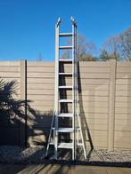 ladder  3 x 9   DIRKS, Doe-het-zelf en Bouw, Ladder, Ophalen of Verzenden, Opvouwbaar of Inschuifbaar, Zo goed als nieuw