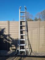 ladder  3 x 9   DIRKS, Comme neuf, Échelle, Enlèvement ou Envoi, Pliable ou rétractable/escamotable