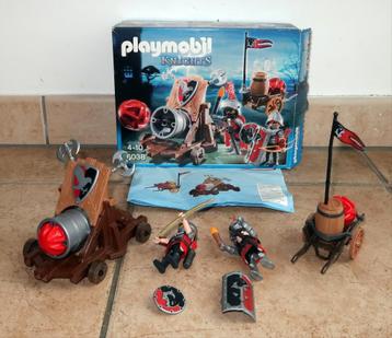 Chevaliers de l'Aigle avec canon géant Playmobil