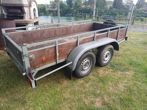 Remorque double essieux, Auto diversen, Aanhangers en Bagagewagens, Gebruikt, Ophalen