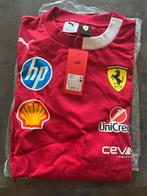 T-shirt Scuderia Ferrari 2025 Drivers pour homme - Taille L, Puma, Enlèvement ou Envoi, Taille 52/54 (L), Neuf