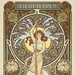 Leeuwarden | fierljeppen Art Nouveau litho Poster, Verzenden, Nieuw