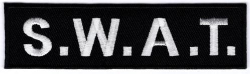 SWAT stoffen opstrijk patch embleem, Verzamelen, Stickers, Nieuw, Verzenden