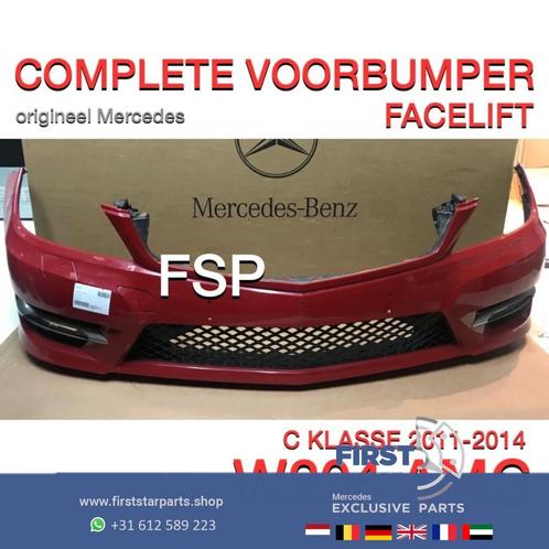W204 C204 FACELIFT AMG VOORBUMPER COMPLEET origineel Mercede, Auto-onderdelen, Carrosserie, Bumper, Mercedes-Benz, Voor, Gebruikt