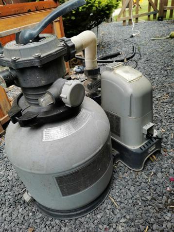 Intex zandfilter en ecosterilisator van 6 m3 beschikbaar voor biedingen