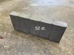 52 st. palissade boordsteen 50/20/6 cm grijs, Comme neuf, Enlèvement