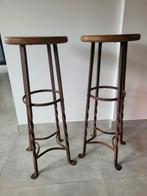 Paire de tabourets vintage, Ophalen, Zo goed als nieuw