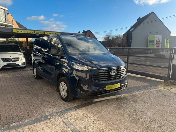FORD TRANSIT CUSTOM * 3 PLACES * CAMÉRA * PDC * 25455+ TVA, Autos, Camionnettes & Utilitaires, Entreprise, Achat, ABS, Caméra de recul