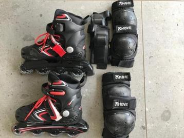 Inline skates Optimum + beschermset beschikbaar voor biedingen