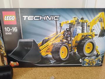 Rétrocaveuse Lego Technic (8069), Enlèvement ou Envoi, Comme neuf, Briques en vrac, Lego