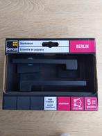 Ensemble de poignées de porte noires New Sencys, Bricolage & Construction, Enlèvement, Neuf