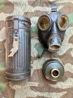 Masque à gaz allemand avec diverses personnalisations, Collections, Objets militaires | Seconde Guerre mondiale, Autres types