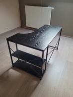 Mooie bureau te koop in  zwart hout koopje!, Ophalen, Zo goed als nieuw