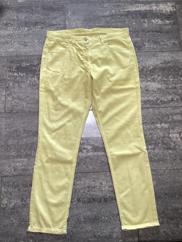 Pantalon Brax 42 jaune clair, Taille 42/44 (L), Brax, Comme neuf, Longs