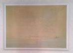 Kunstafdruk van schilderij van zeezicht met meeuwen, Ophalen, 100 tot 125 cm, 75 cm of meer, Print