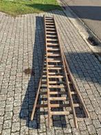 Houten antieke ladder 2delen van 4m, Doe-het-zelf en Bouw, Ophalen, Ladder