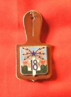 pucelle armée française 18eme régiment de transmission, Collections, Enlèvement ou Envoi, Armée de terre, Emblème ou Badge
