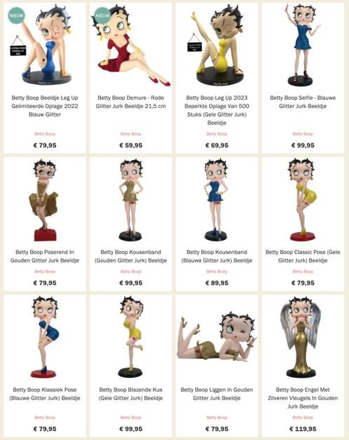 Heel veel Betty Boop beeldjes uit voorraad leverbaar, Verzamelen, Stripfiguren, Nieuw, Beeldje of Figuurtje, Betty Boop, Ophalen of Verzenden