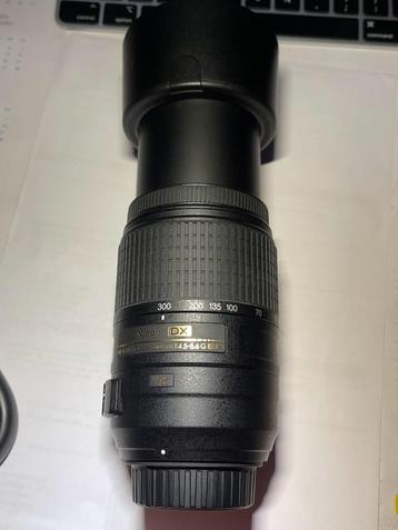 Nikon DX 55- 300mm, Audio, Tv en Foto, Ophalen of Verzenden, Zo goed als nieuw, Telelens, Zoom