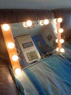 Miroir Hollywood illuminé 70 x 45 cm, Maison & Meubles, Moins de 100 cm, Comme neuf, Enlèvement, Rectangulaire