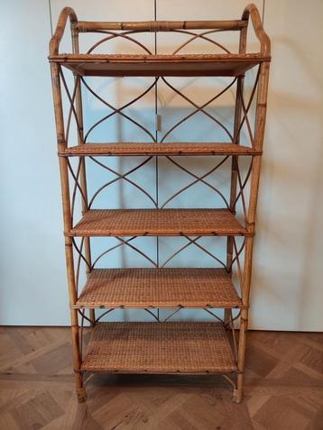 Rotan rek, Huis en Inrichting, Woonaccessoires | Etagères, Ophalen, Zo goed als nieuw