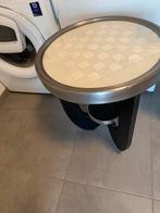 Bijzettafeltje, Huis en Inrichting, Minder dan 50 cm, Gebruikt, 50 tot 75 cm, Rond